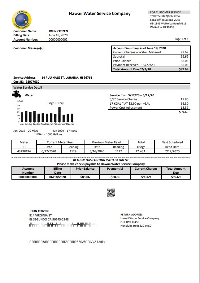  Minol USA business utility bill 